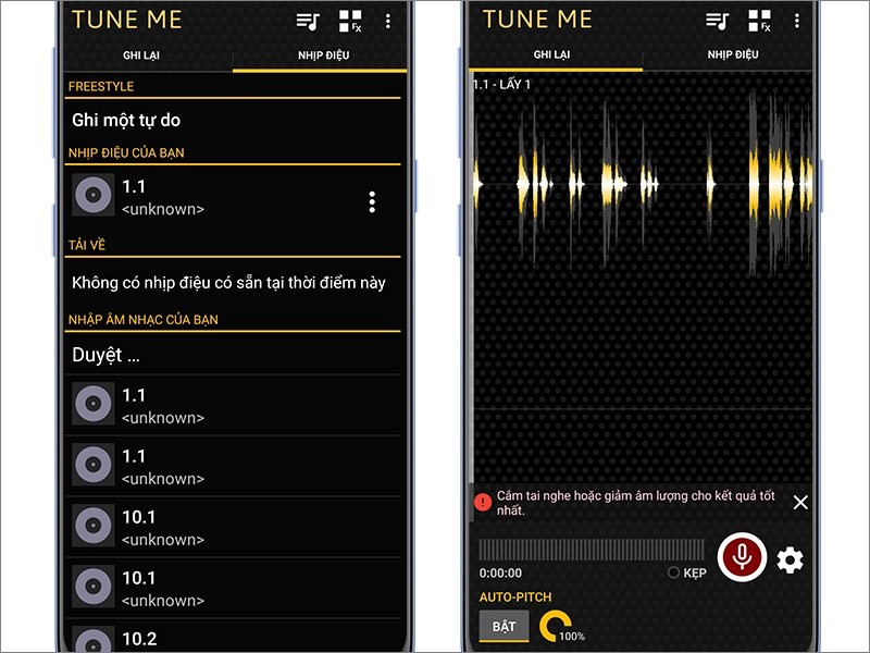 app chỉnh giọng hát
