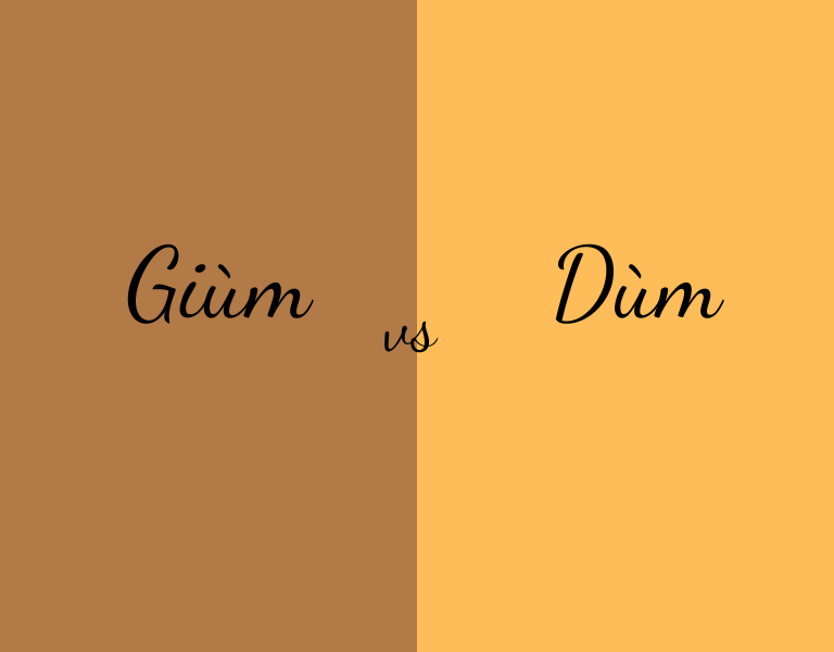 giùm hay dùm