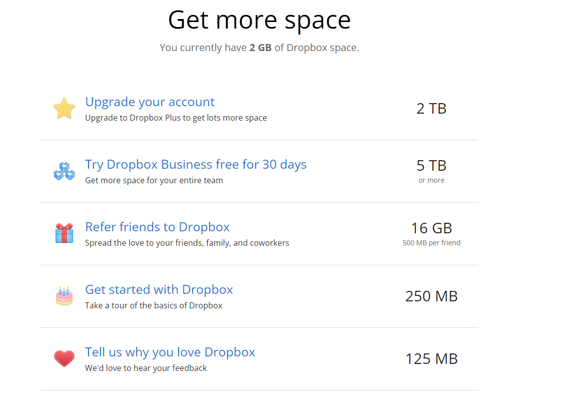 tăng dung lượng dropbox vĩnh viễn