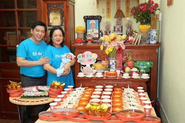 văn khấn cúng đầy tháng
