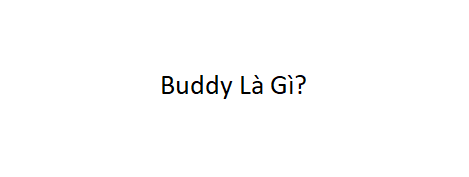 buddy là gì