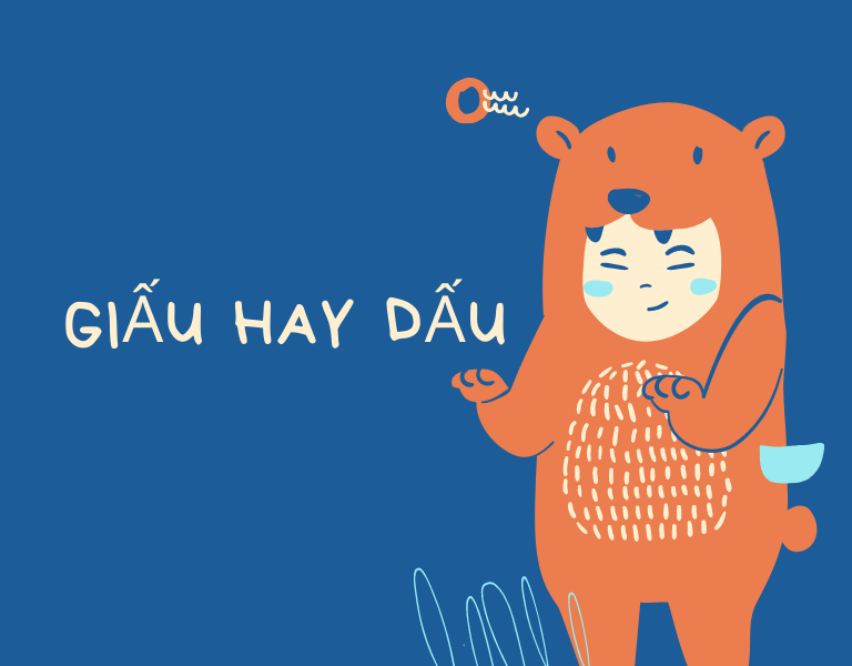 giấu hay dấu