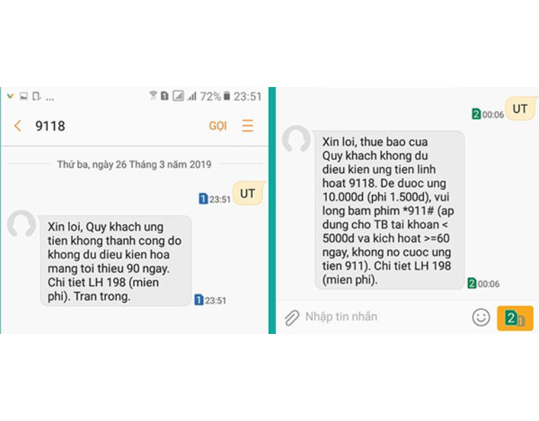 cách ứng tiền viettel lần 4