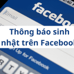 thông báo sinh nhật trên facebook