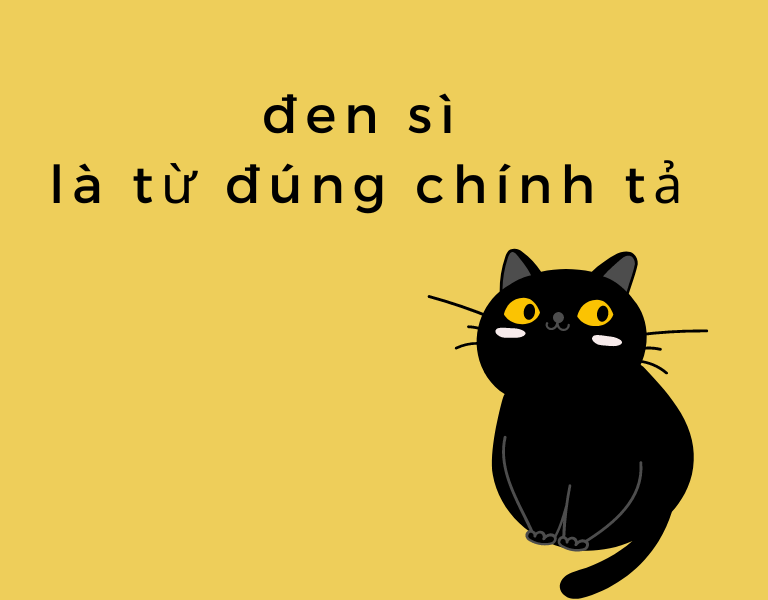 đen xì hay đen sì