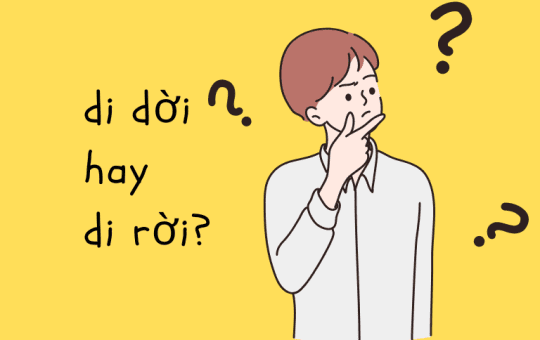 di dời hay di dời