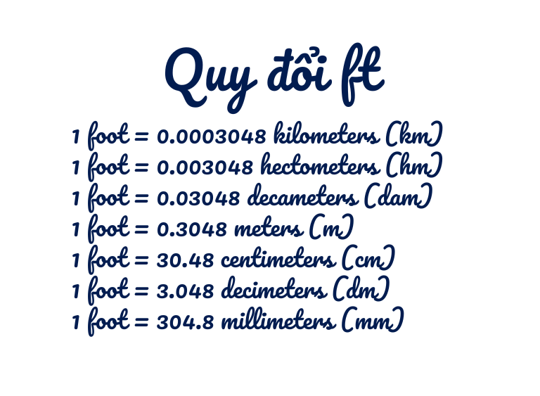 feet nghĩa là gì