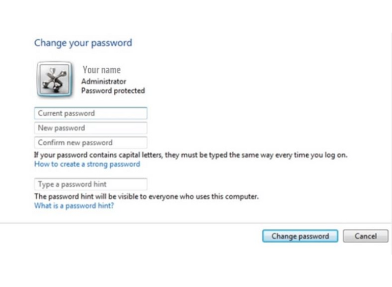 password hint là gì